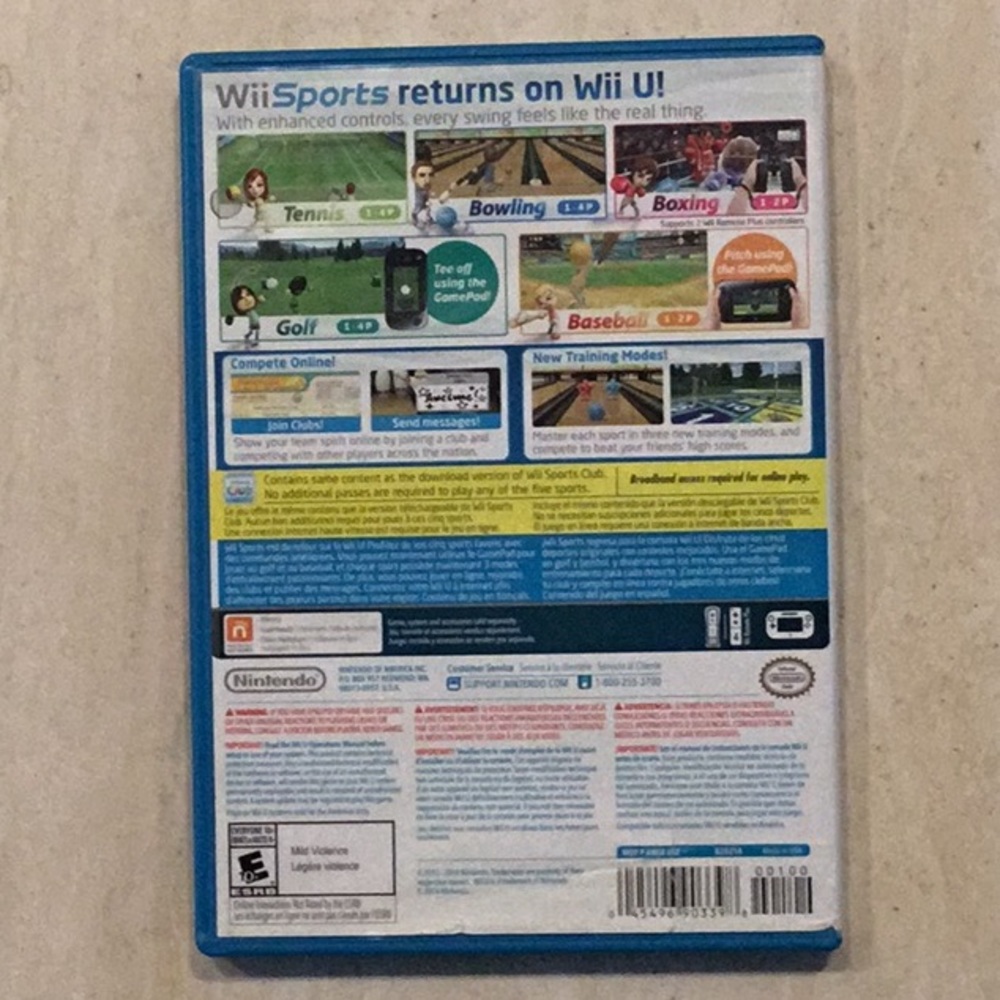Wii Sports Club Nintendo Wii U Game - Picture 3 of 9